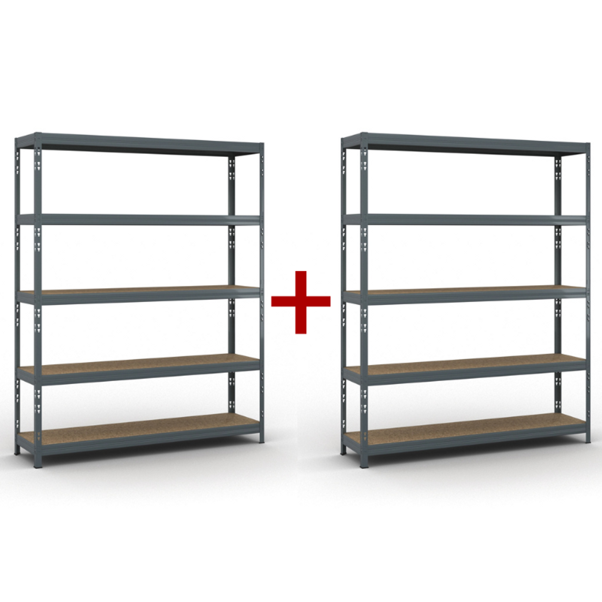 Fachbodenregal 1+1 GRATIS 1966x1600x400 mm, Traglast 350 kg
