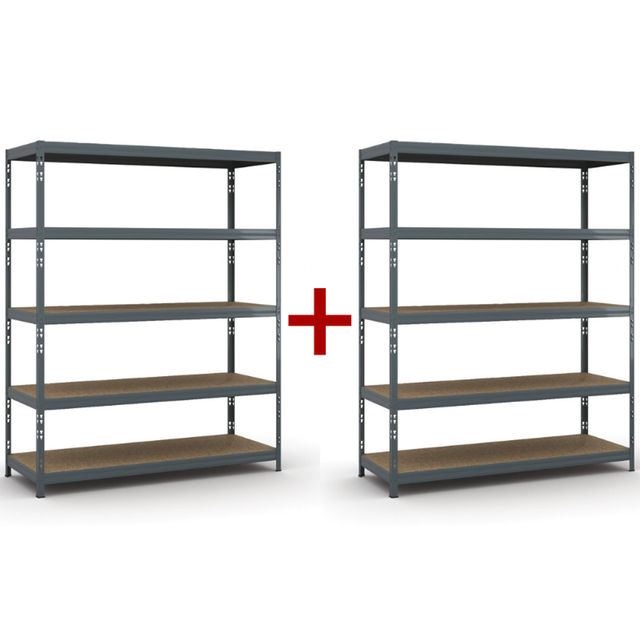 Fachbodenregal 1+1 GRATIS 1966x1600x600 mm, Traglast 350 kg