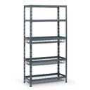 Fachbodenregal mit Körben, 1790 x 900 x 400 mm, Tragfähigkeit 175 kg, 2 Fachböden + 3 Körbe