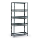 Fachbodenregal mit Körben, 1954 x 900 x 400 mm, Tragfähigkeit 175 kg, 1 Fachboden + 4 Körbe