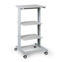 Fahrbarer Arbeitstisch, 600 x 500 mm, Höhe 1180 mm