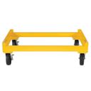 Fahrbarer Wagen für Fassregal 2x 208 l, Tragfähigkeit 750 kg