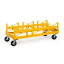 Fahrbarer Wagen für Fassregal 3x 208 l, Tragfähigkeit 1000 kg