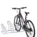 Fahrradständer 1+1 GRATIS, boden, Zwei Radbreiten von 55 und 80 mm, für 4 Räder