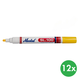 Farebný popisovač SL.100, žltý, 12 ks