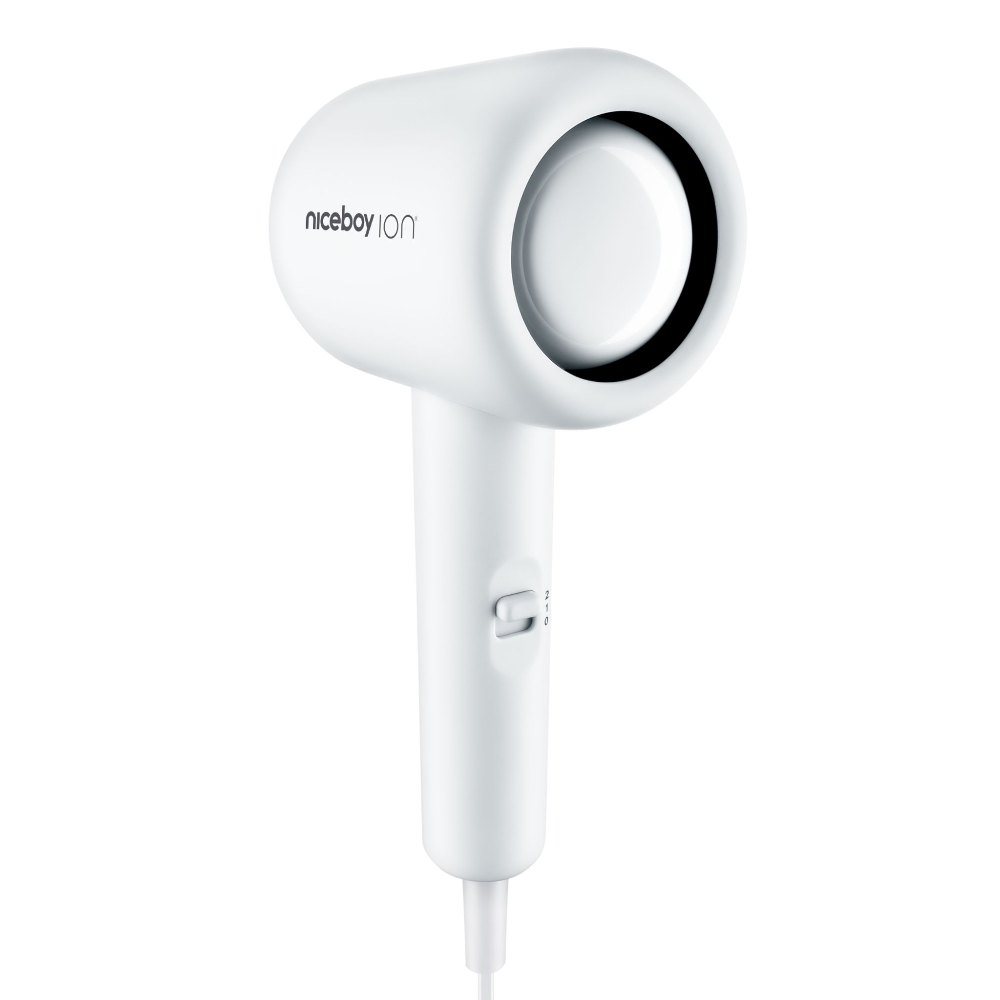 Fén Niceboy ION AirSonic Pop onyx, bílý