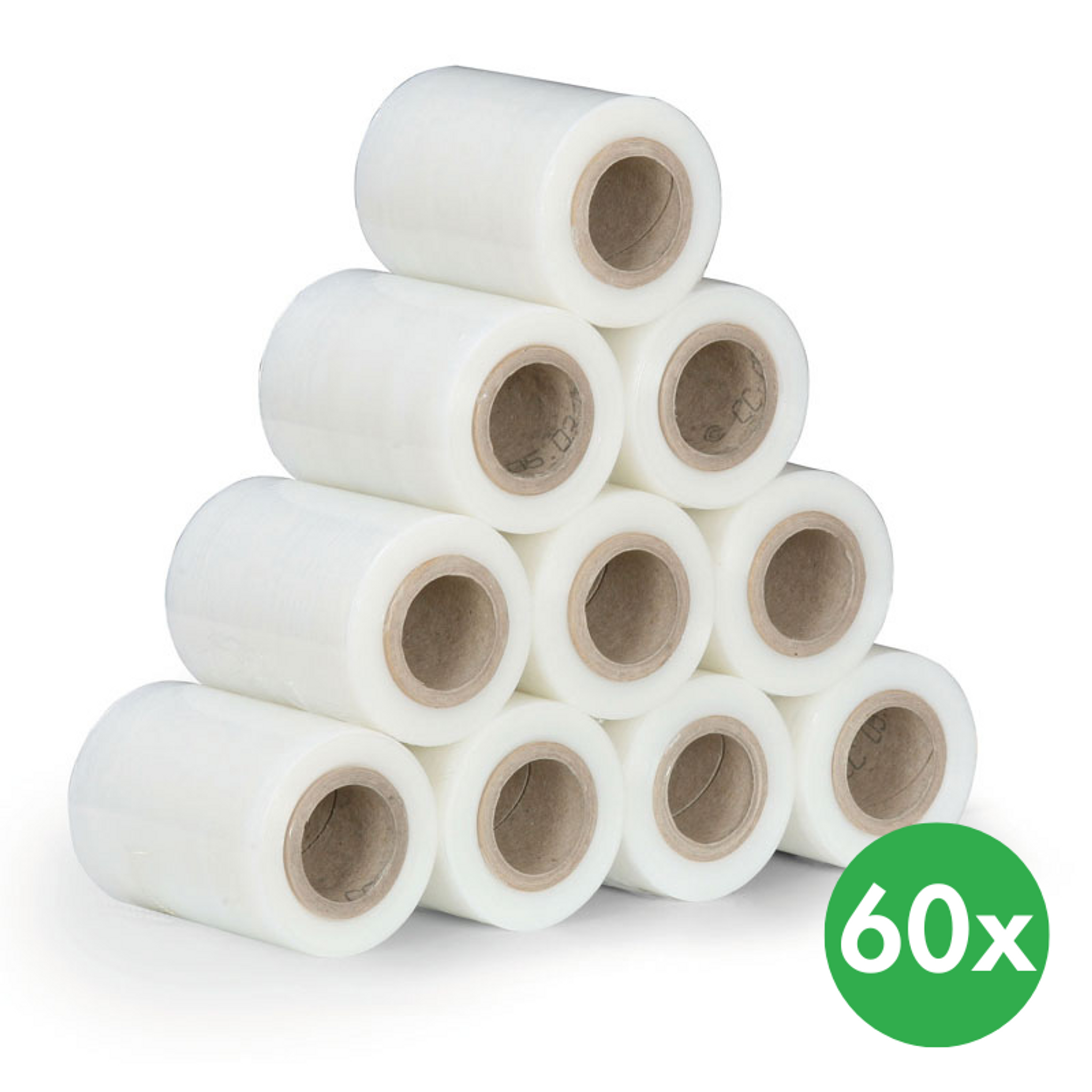 Folia stretch przezroczysta 20 mic, 100 mm x 150 m, 60 szt.