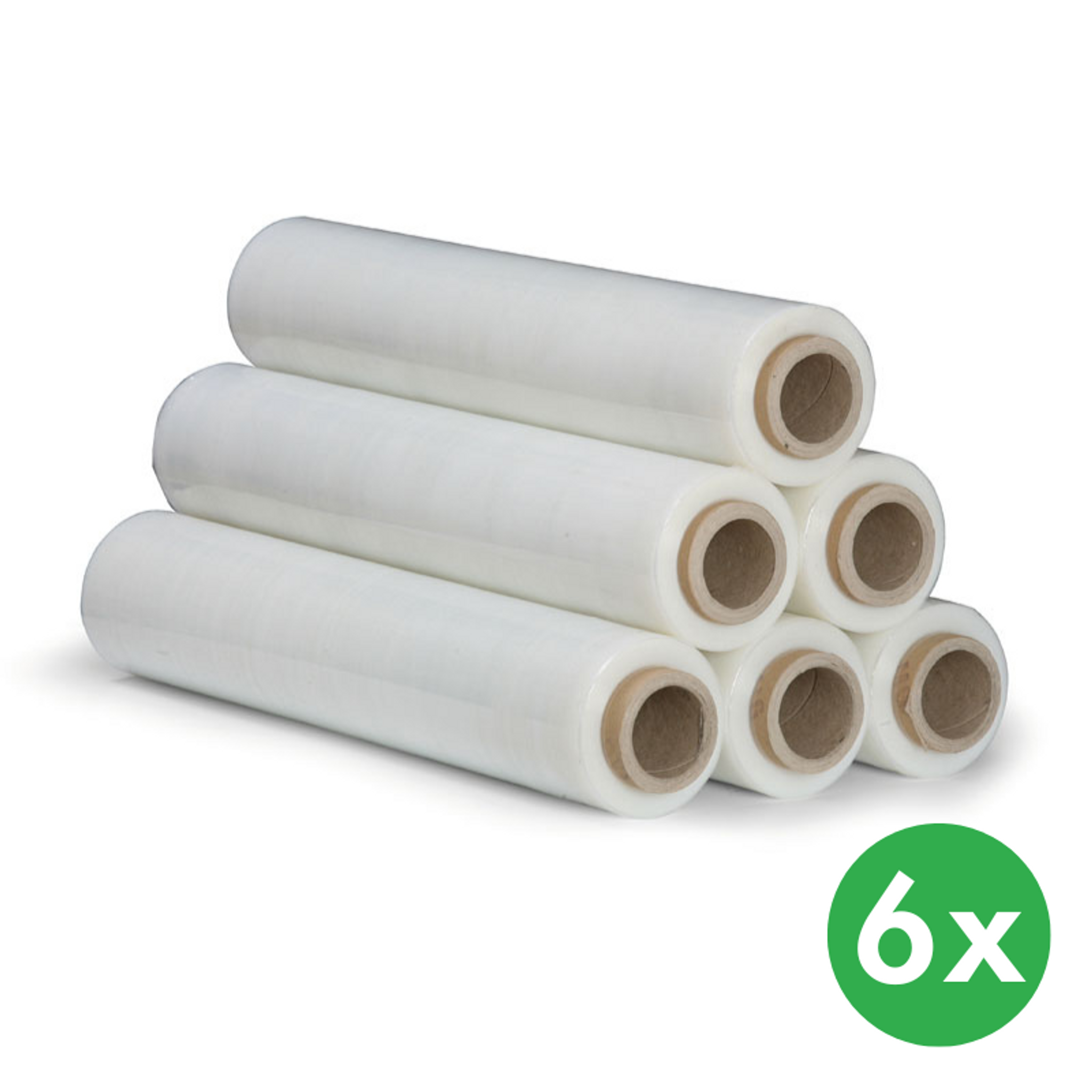 Folia stretch, przezroczysta 23 mic, 450 mm x 217 m, 6 szt.