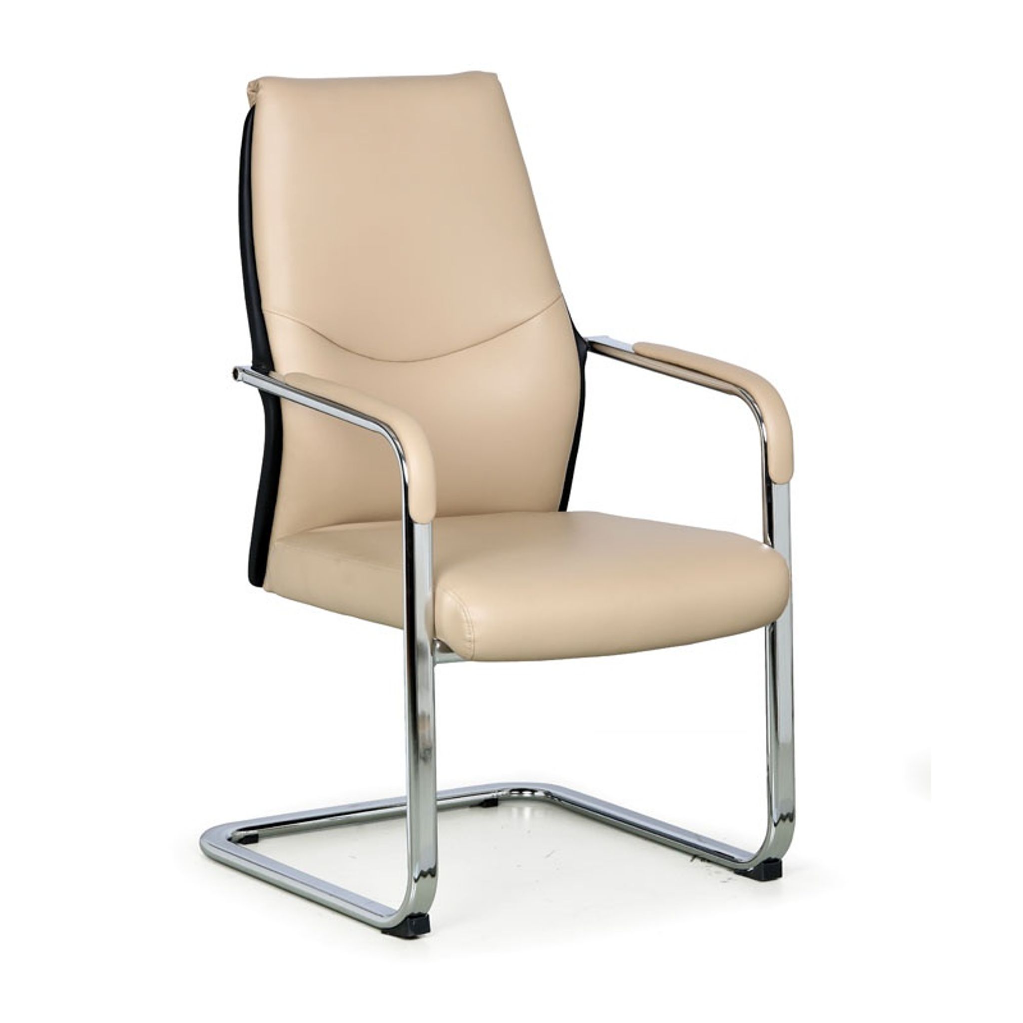 Freischwinger, Besucherstuhl FANCY, Beige