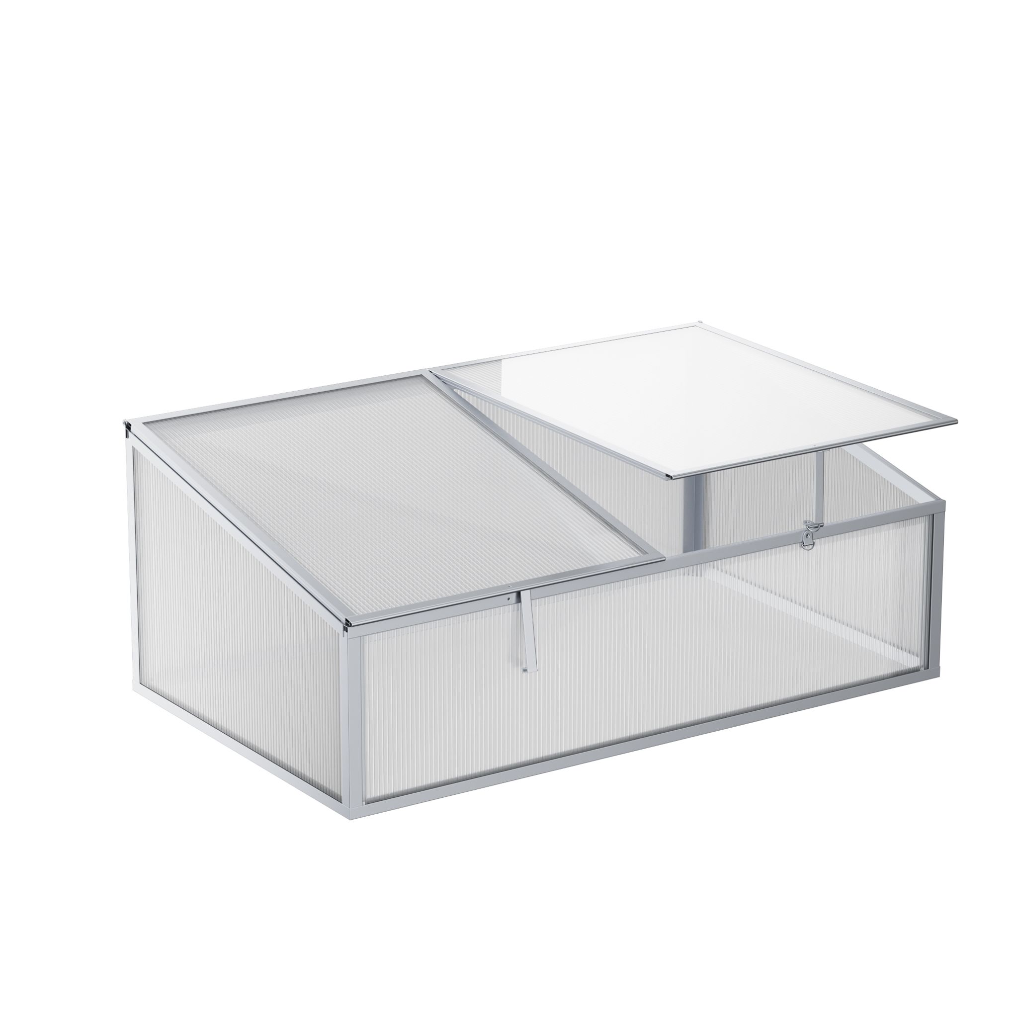Frühbeet 40 × 60 × 100 cm, verstärkte Konstruktion, Polycarbonat Frühbeet 40 × 60 × 100 cm, verstärkte Konstruktion, Polycarbonat