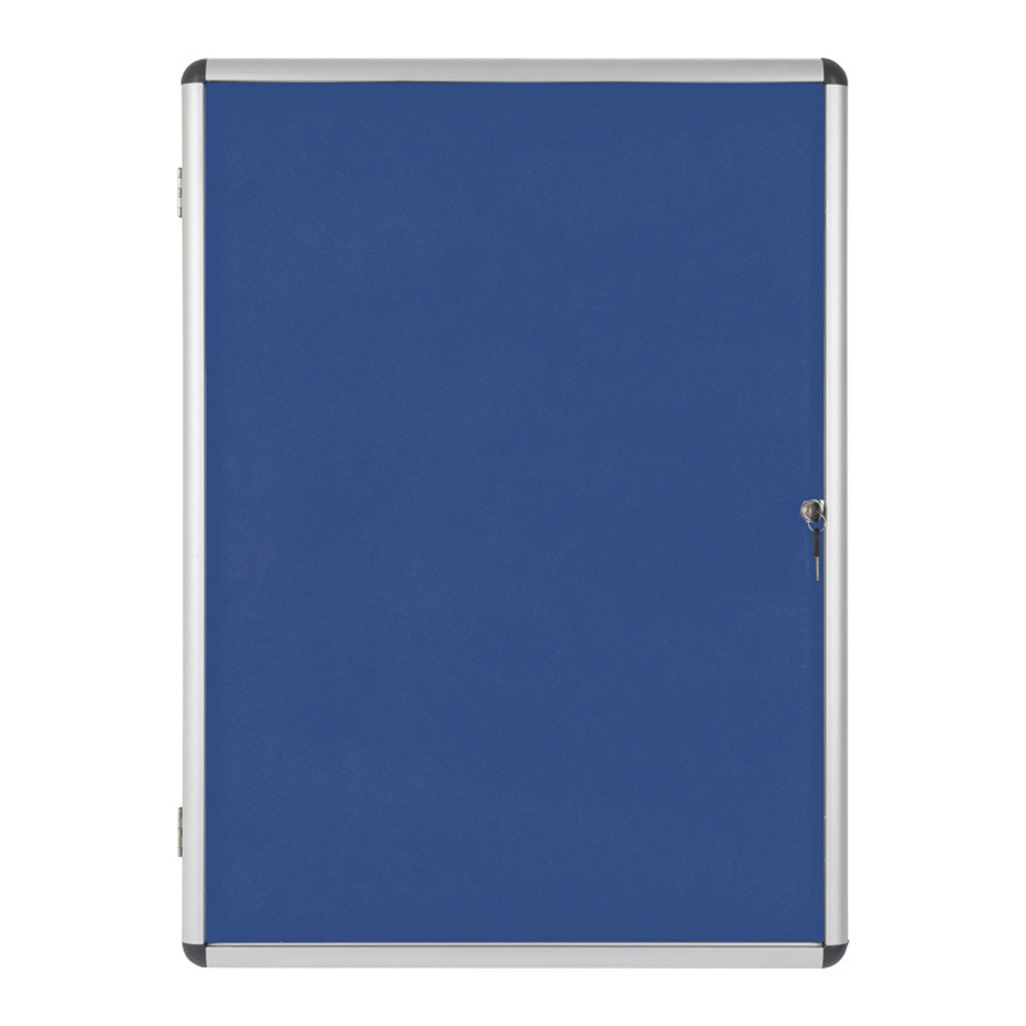 Gablota informacyjna z tekstylną powierzchnią, niebieska, 720 x 980 mm