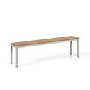 Garderobenbank, Sitz - Laminat, Länge 1500 mm, Buche