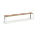 Garderobenbank, Sitz - Laminat, Länge 2000 mm, Buche