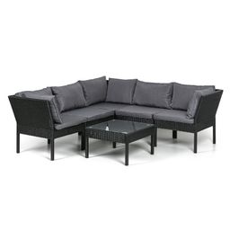Gartenset - 5x Sessel, 1x Tisch
