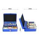 Geldzählkassette EURO 90 x 300 x 240 mm, blau