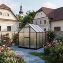 Gewächshaus 210 x 183 x 193 cm, verstärkte Konstruktion, Polycarbonat 6 mm Gewächshaus 210 x 183 x 193 cm, verstärkte Konstruktion, Polycarbonat 6 mm