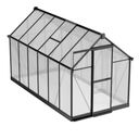 Gewächshaus 210 x 183 x 360 cm, verstärkte Konstruktion, Polycarbonat 6 mm