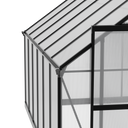 Gewächshaus 210 x 183 x 360 cm, verstärkte Konstruktion, Polycarbonat 6 mm