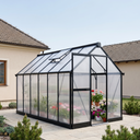 Gewächshaus 210 x 183 x 360 cm, verstärkte Konstruktion, Polycarbonat 6 mm