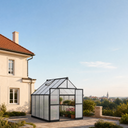 Gewächshaus 234 × 244 × 254 cm, verstärkte Konstruktion, Polycarbonat 6 mm