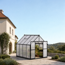 Gewächshaus 234 × 244 × 254 cm, verstärkte Konstruktion, Polycarbonat 6 mm