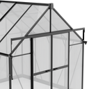 Gewächshaus 234 x 244 x 312 cm, verstärkte Konstruktion, Polycarbonat 6 mm