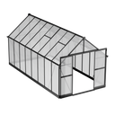Gewächshaus 240 x 244 x 488 cm, verstärkte Konstruktion, Polycarbonat 6 mm