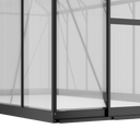 Gewächshaus 240 x 244 x 488 cm, verstärkte Konstruktion, Polycarbonat 6 mm