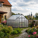Gewächshaus 245 x 305 x 370 cm, verstärkte Konstruktion, Polycarbonat 6 mm