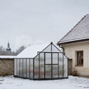 Gewächshaus 245 x 305 x 370 cm, verstärkte Konstruktion, Polycarbonat 6 mm