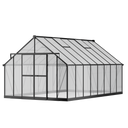 Gewächshaus 245 x 305 x 488 cm, verstärkte Konstruktion, Polycarbonat 6 mm