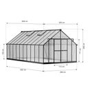 Gewächshaus 245 x 305 x 606 cm, verstärkte Konstruktion, Polycarbonat 6 mm Gewächshaus 245 x 305 x 606 cm, verstärkte Konstruktion, Polycarbonat 6 mm