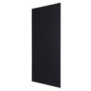 Glas-Magnettafel für die Wand, 780 x 480 mm, schwarz