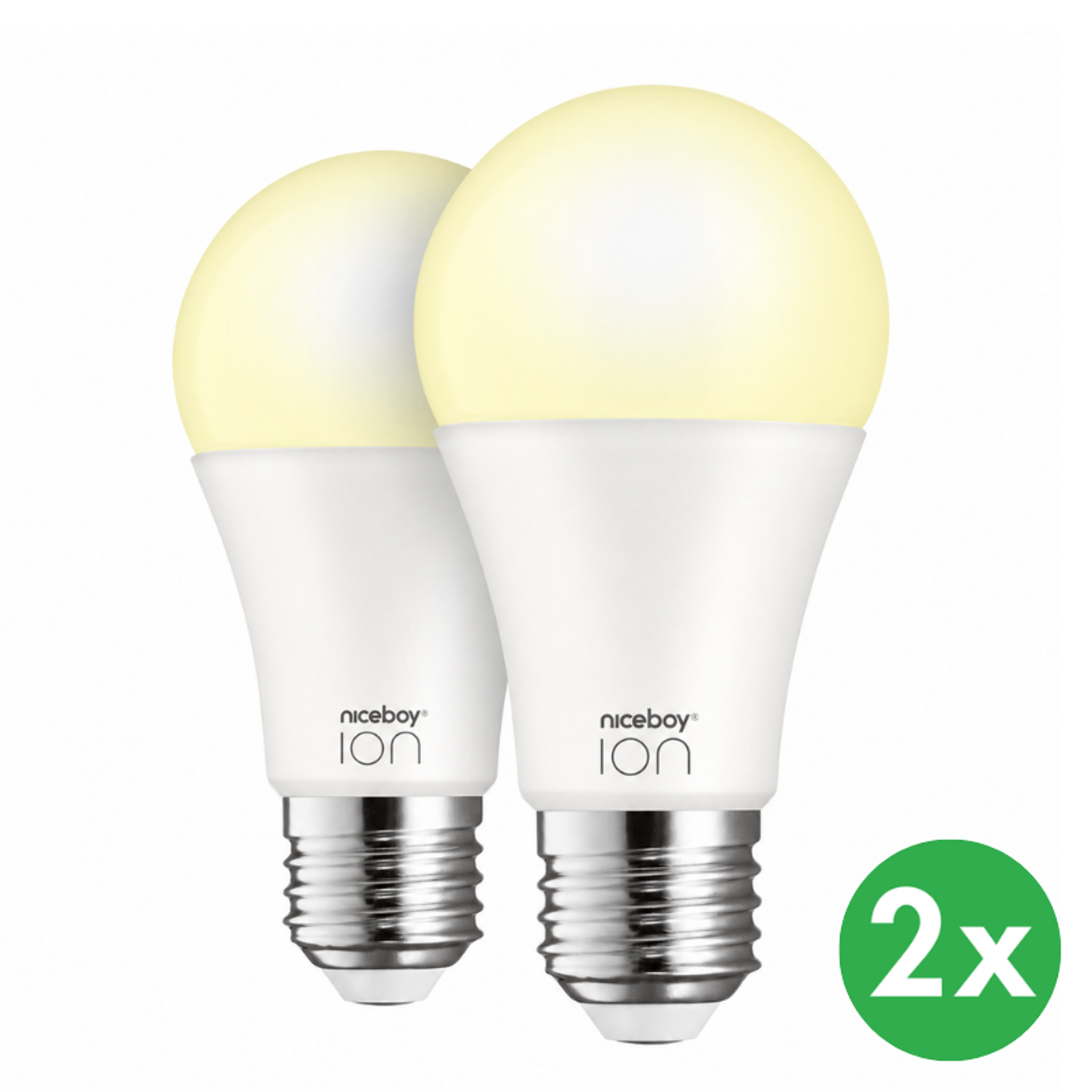 Glühbirnen Niceboy ION SmartBulb AMBIENT 9 W, E27, 2 2 St. Glühbirnen Niceboy ION SmartBulb AMBIENT 9 W, E27, 2 2 St.
