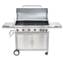 Grill gazowy G21 Mexico BBQ PremLine, 7 palników - zawór redukcyjny GRATIS