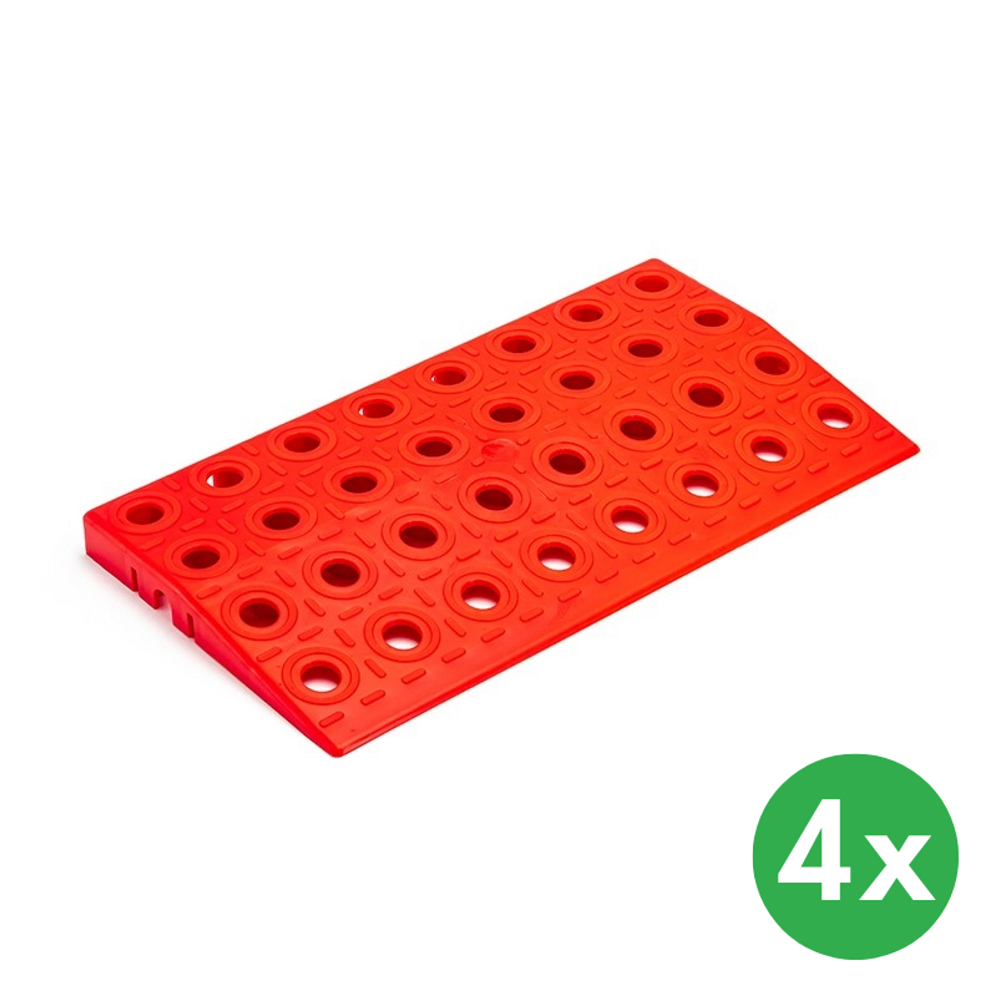 GripTil gerade Rampe, 4 Stück, rot
