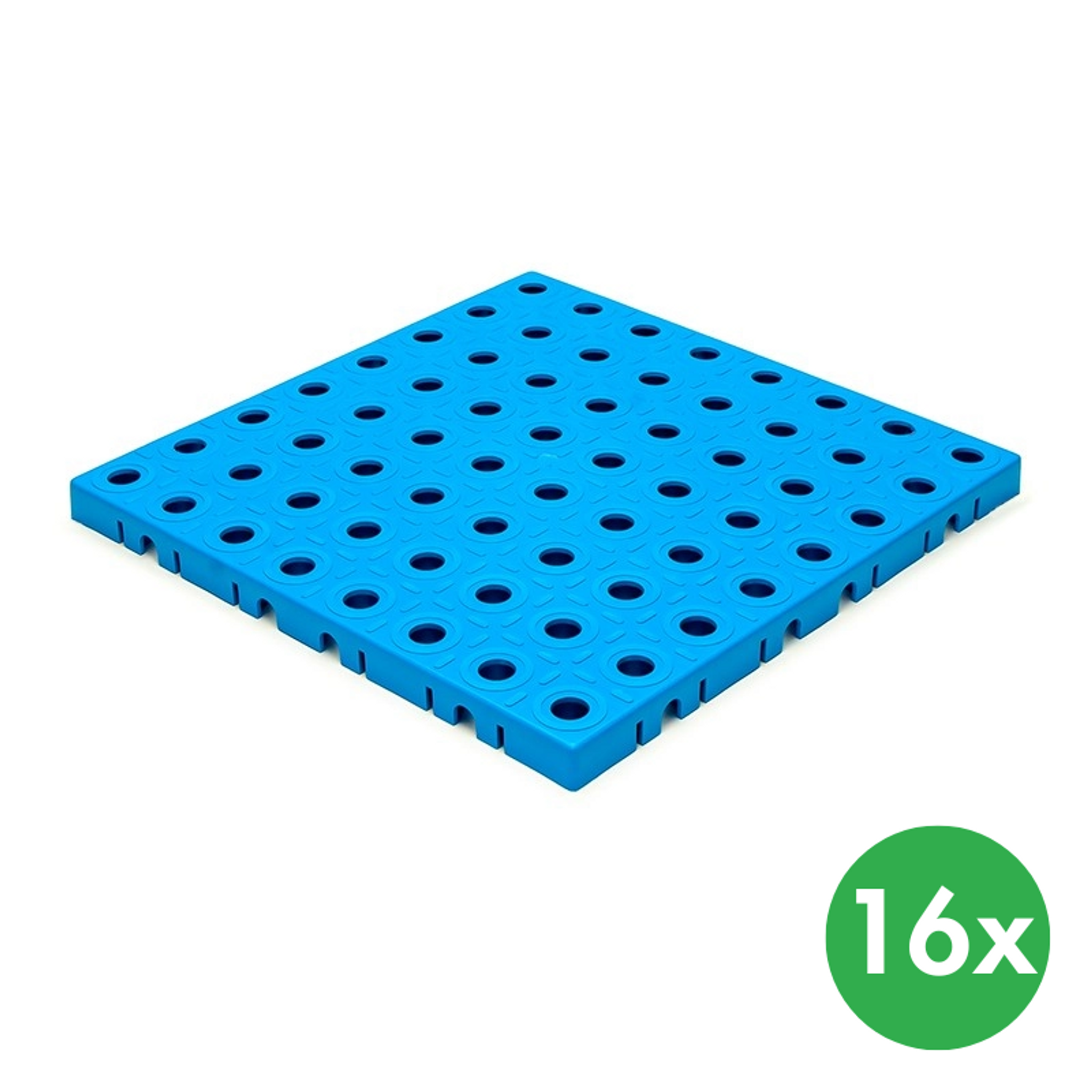 GripTil-Grundplatte, 16 Stück, blau