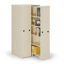 Großraumschrank mit ausziehbaren Regalen, 841 × 846 × 2000 mm, Birke