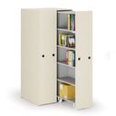 Großraumschrank mit ausziehbaren Regalen, 841 × 846 × 2000 mm, Birke Großraumschrank mit ausziehbaren Regalen, 841 × 846 × 2000 mm, Birke