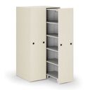 Großraumschrank mit ausziehbaren Regalen, 989 × 846 × 2000 mm, Birke Großraumschrank mit ausziehbaren Regalen, 989 × 846 × 2000 mm, Birke