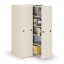 Großraumschrank mit ausziehbaren Regalen, 989 × 846 × 2000 mm, Birke Großraumschrank mit ausziehbaren Regalen, 989 × 846 × 2000 mm, Birke