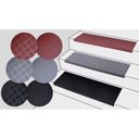 Gumový nášlap na schody, 750 x 250 mm, 1 ks, černá