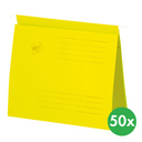 Hängemappen mit Schnellhefter A4, gelb, 50 Stk.