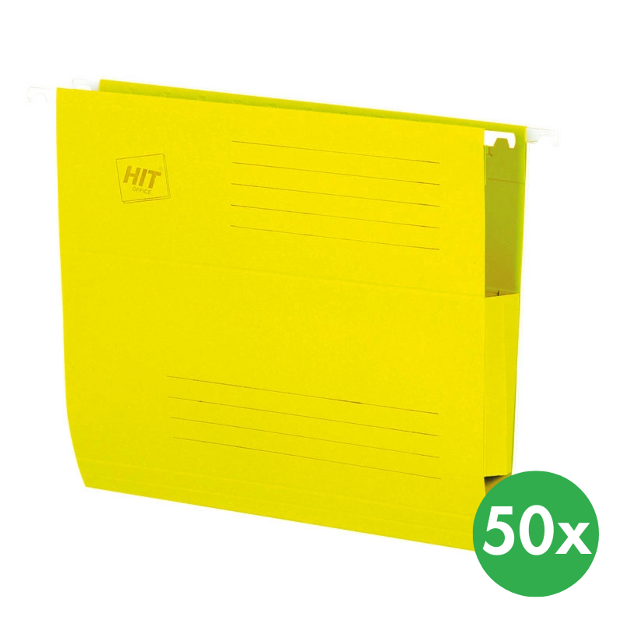 Hängemappen mit seitlichen Fröschen, gelb, 50 Stk.