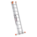 Hliníkový trojdílný žebřík ALVE PREMIUM s nášlapy, 3x9 příček, délka 6,08 m