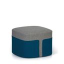 Hocker MIKE, grau-blau