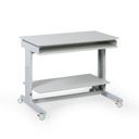 Höhenverstellbarer Ausziehtisch, 900 x 500 mm, fahrbar