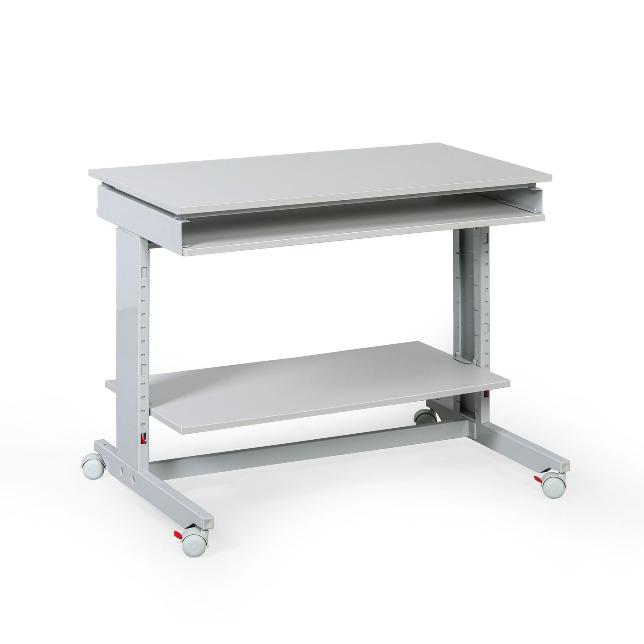 Höhenverstellbarer Ausziehtisch, 900 x 500 mm, fahrbar