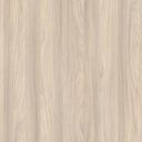 Holzspind S4 mit Ablagefächern, 6 Fächer, zerlegt, mechanisches Codeschloss, grau/Eiche natur