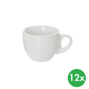 Hrnček MONA Espresso 0,1 l, porcelán, 12 ks